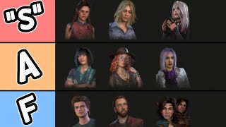 The DEFINITIVE DBD Survivor main tier list [upl. by Dj21]