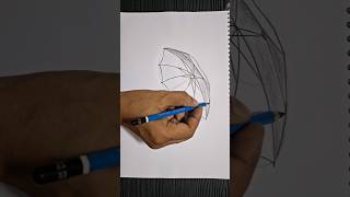 Easy🔥Umbrella☔️ Drawing ☔️ [upl. by Nagorb]