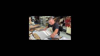 Making Handmade Hermes Birkin Bag with Barenia leatherpart 1 leather craft [upl. by Lu]