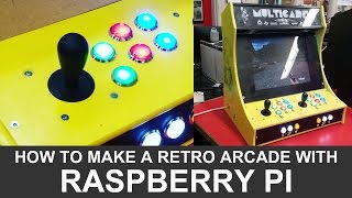 How to make a DIY Raspberry Pi Arcade Cabinet [upl. by Ronoel]