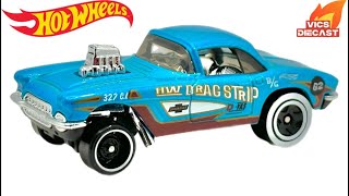 Hot Wheels 2024  62 Corvette Gasser  HW Drag Strip 5 Pack [upl. by Dryden]