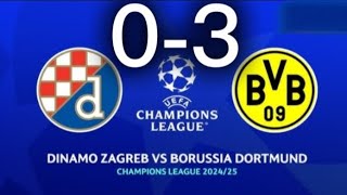 Dortmund vs Zagreb All goals and highlightsUCL match 2024 [upl. by Ynabla]