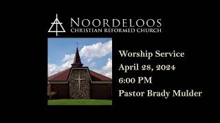 Noordeloos CRC  April 28 2024 PM Service [upl. by Alma]