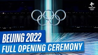 Beijing2022 Opening Ceremony  Full Replay [upl. by Wenona]