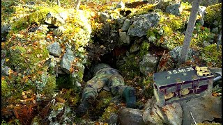 HAVING PENETRATED INTO THE UNTOUCHED GERMAN DUGOUT OF THE WWII I WAS STUNNED  WW2 METAL DETECTING [upl. by Young319]