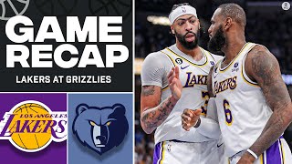 2023 NBA Playoffs Lakers Take Game 1 Over Grizzlies To Take 10 Series Lead I CBS Sports [upl. by Aivan]