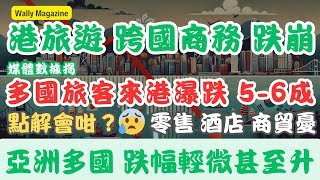 今年前半年香港旅遊業全方位崩跌！數國來港旅客減少五至六成，旅遊、零售、酒店、商業零售前景堪憂，探討原因。 [upl. by Bates938]