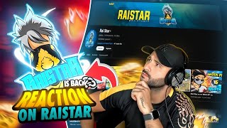 Raistar Is BackRaiStarfreefire [upl. by Lazos]