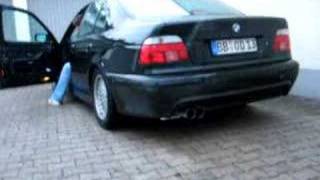 BMW 540i with Eisenmann exhaust [upl. by Jez935]