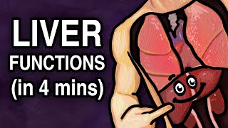 THE LIVER  FUNCTIONS [upl. by Elvis]