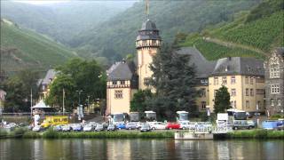 Germany BernkastelKues seen from the river Moselle [upl. by Zolner]