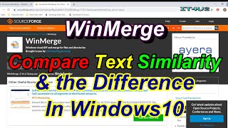 Compare text file Compare text Similarity WinMerge  How to compare text file [upl. by Volotta]