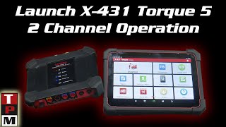 2 Channel Scope for Dummies A Guide to Using a Oscilloscope with the Launch Torque 5 [upl. by Terces]