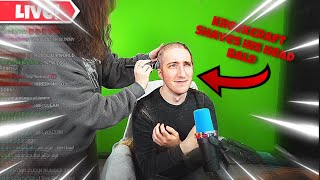 KreekCraft SHAVES HIS HEAD BALD Live on Stream… [upl. by Brig]