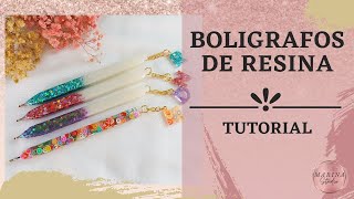 COMO HACER BOLIGRAFOS DE RESINA EPOXI TUTORIAL PASO A PASO [upl. by Rhona]