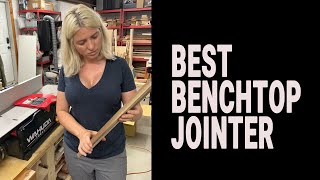 Best benchtop jointer Wahuda 8 in jointer Best jointer for small woodworking shop [upl. by Adiesirb]