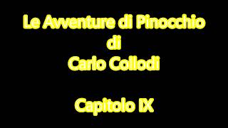 Audiolibro C Collodi Le Avventure di Pinocchio  Capitolo IX [upl. by Gorton66]