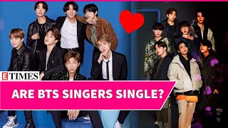 Are BTS Members Jin Junkook RM and Others Single Know Their Dating Status Here  Watch [upl. by Tiffany]