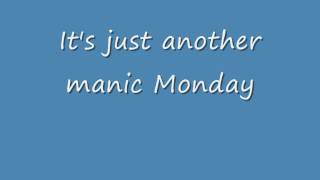 The Bangles  Manic Monday HD LYRICS [upl. by Dnalro]