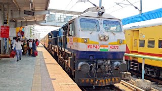 Tapovan Express Arriving at Purna Junction Railway Station  Train Videos Indian Railways [upl. by Eboh]