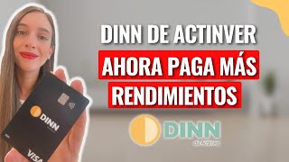 La cuenta de banco que paga rendimientos Actualizaciones sobre DINN de Actinver [upl. by Yelyr222]