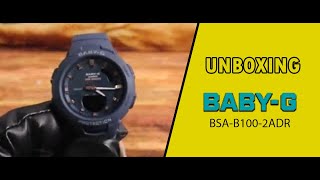 JAM TANGAN CASIO BABYG BSA B100 2ADR  BSAB1002ADR UNBOXING  GROSIRJAMTANGANCOM [upl. by Scoter938]