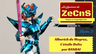 Saint Seiya Myth Cloth  Les Figurines de ZeCnS  Alberich de Megrez DELTA Bandai Review [upl. by Esenaj]