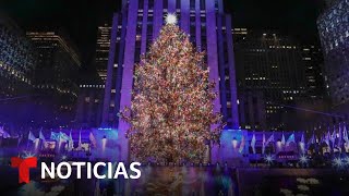 Policía vigilará encendido de árbol del Rockefeller Center  Noticias Telemundo [upl. by Eillo]