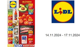 Leták Lidl CZ  14112024  17112024 [upl. by Bowers]