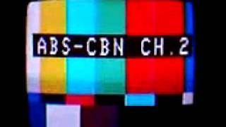 DWWXTV ABSCBN Manila Test Card to Station ID Transition [upl. by Veats]