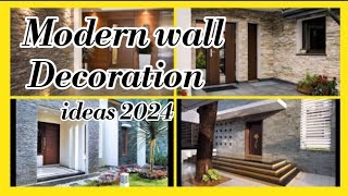 Modern 50 wall decoration ideas 2024 wall design idias [upl. by Lletnom]