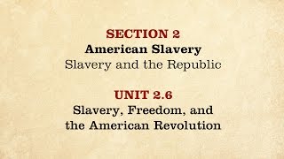 MOOC  Slavery Freedom American Revolution  The Civil War and Reconstruction 18501861  126 [upl. by Haleigh]