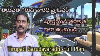 Tirupati Garudavaradhi flyover Full plan  Road Map  Mahesh [upl. by Kreit145]