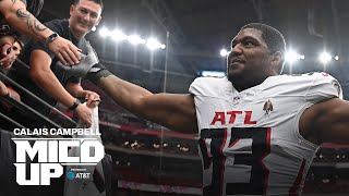 “Your job is passion and focus”  Calais Campbell is mic’d up in game against the Arizona Cardinals [upl. by Anaidirib]