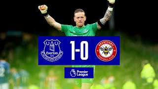 EVERTON 10 BRENTFORD  Premier League highlights [upl. by Laehpar]