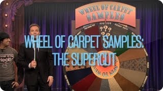 Wheel Of Carpet Samples The Supercut Late Night with Jimmy Fallon [upl. by Joiner]