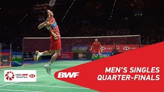 MS  LIN Dan CHN 6 vs LEE Chong Wei MAS 2  BWF 2018 [upl. by Jehiel624]