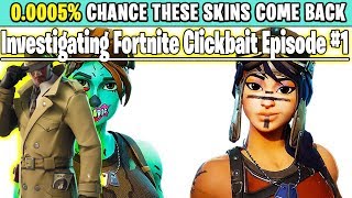 Investigating Fortnite Clickbait Episode 1  Chaos [upl. by Atekan633]