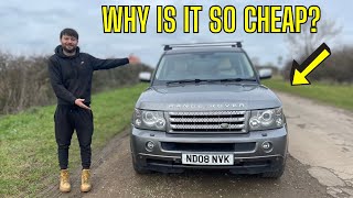 I BOUGHT THE CHEAPEST RANGE ROVER SPORT TDV8 [upl. by Meave]