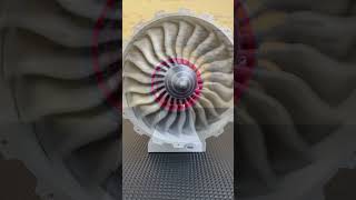 Aircraft turbofan engine model automobile enginemodel 3dprinting 3dengine [upl. by Hannaoj]