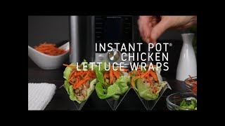 Instant Pot Chicken Lettuce Wraps [upl. by Liborio]