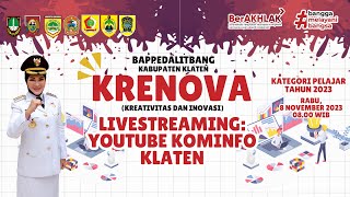 🔴 SIARAN LANGSUNG  KRENOVA 2023 [upl. by Sharona126]