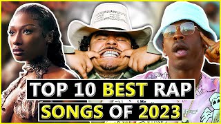 Top 10 BEST Hit Rap Songs of 2023 [upl. by Boiney]