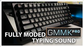 GMMK PRO  Gateron CAP Yellow  PC Plate  MT3 Susuwatari  Typing Sound [upl. by Jea]