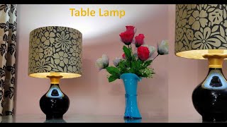 Modular Table Lamp DIY By CRAZY ART 4U [upl. by Aihsram]