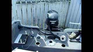 Winterizing Evinrude ETEC 60 hp outboard [upl. by Starla156]