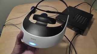 Sony HMZT2 Review HD 750quot HMD Sony Personal 3D Viewer [upl. by Bary]