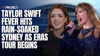 Taylor Swift Fever Hits RainSoaked Sydney As Eras Tour Begins [upl. by Butch429]