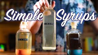 How to make simple syrup cane sugar syrup and Demerara syrup [upl. by Akehsal850]