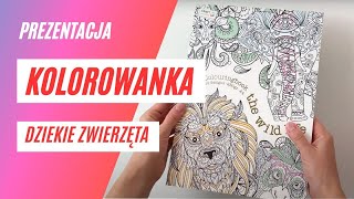 Dzikie Zwierzęta Kolorowanka do Markerów Akwarelowych  Prezentacja [upl. by Trah71]